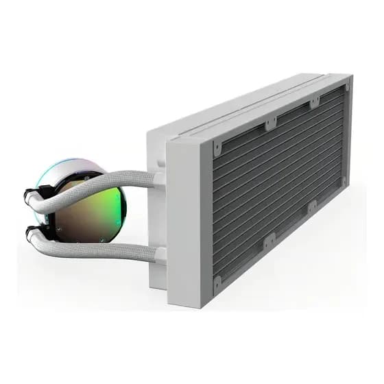 Water Cooler Gamer Kalkan Alpha 360 Argb Com Display Branco na Mercado Livre