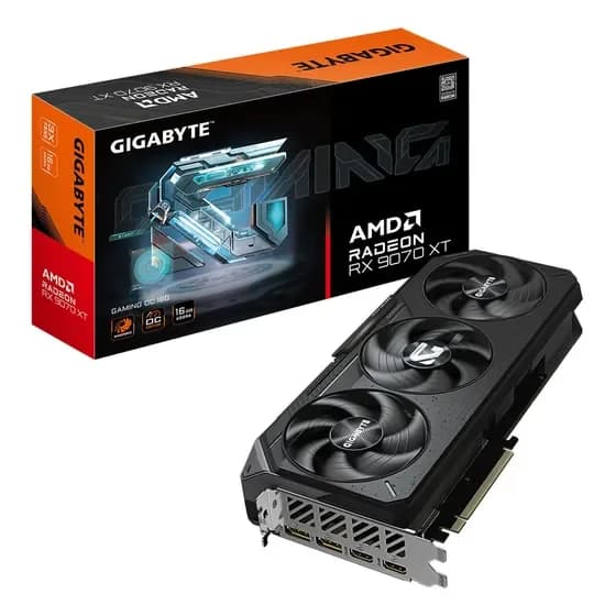 Placa de vídeo Gigabyte Rx 9070 Xt Gaming Oc 16gb Gddr6 por R$ 4.448,00 na Mercado Livre