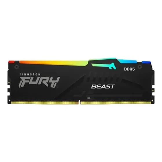 Memoria Kingston Fury Beast, Rgb, 8gb (1x8gb), Ddr5 6000mhz na Mercado Livre