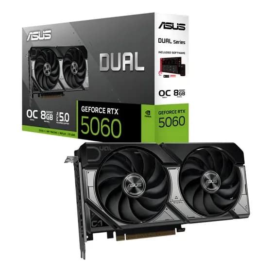 Placa de vídeo Asus Rtx 5060 8gb Dual Gdr7 de 128 bits na Mercado Livre