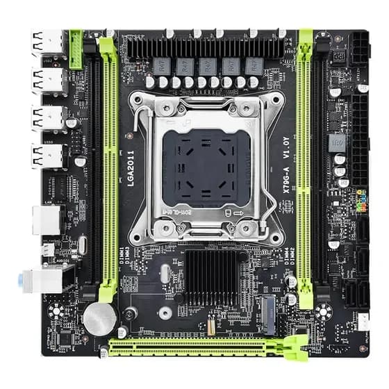 Placa-mãe Para Jogos 12x Usb 2.0 Lga 2011 Fonte De na Mercado Livre