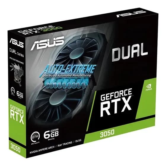 Placa De Vídeo Asus Dual Geforce Rtx 3050 6gb Gddr6 96bits na Mercado Livre
