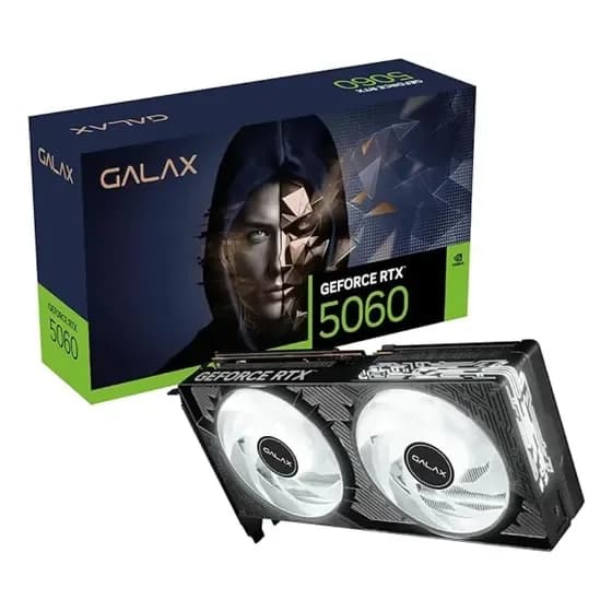 Placa De Vídeo RTX 5060 8GB Galax 1 Click Oc 2x GDDR7 por R$ 2.459,00 na Mercado Livre
