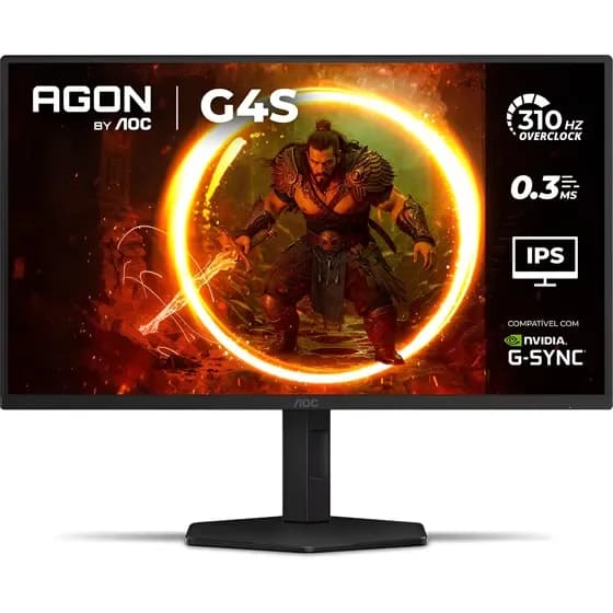 Monitor Gamer Aoc 25g4s/p/57 310hz/0,3ms/24,5 - Cinza por R$ 1.262,00 na Mercado Livre