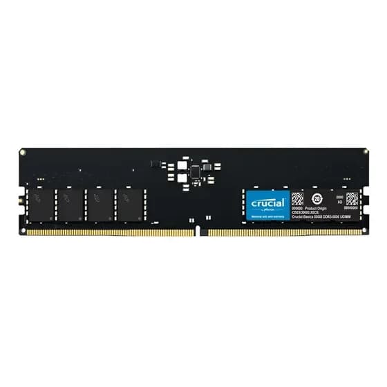 Memória 16gb Crucial, Ddr5, 4800mhz, Cl40 - Cb16gu4800 na Mercado Livre