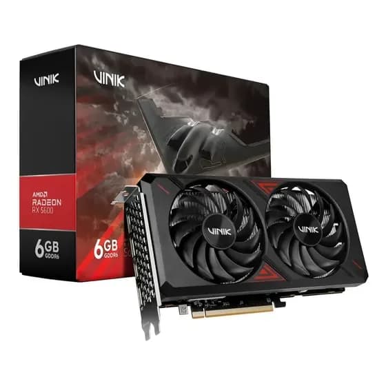 Placa De Vídeo Amd Radeon Rx 5600 6gb 192bits Gddr6 Vinik na Mercado Livre