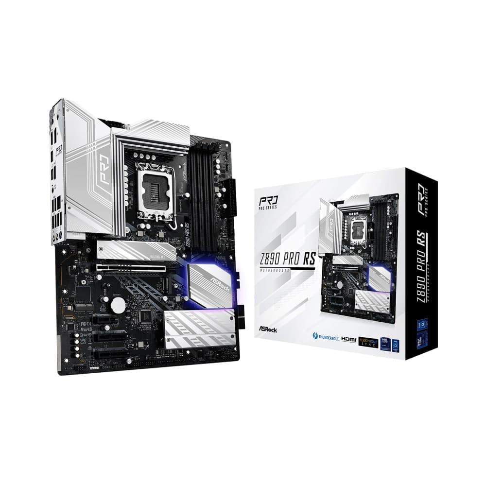 Placa Mãe Asrock Z890 PRO RS LGA 1851 4xDDR5 Chipset Intel Z890 ATX por R$ 1.720,71 na gigantec