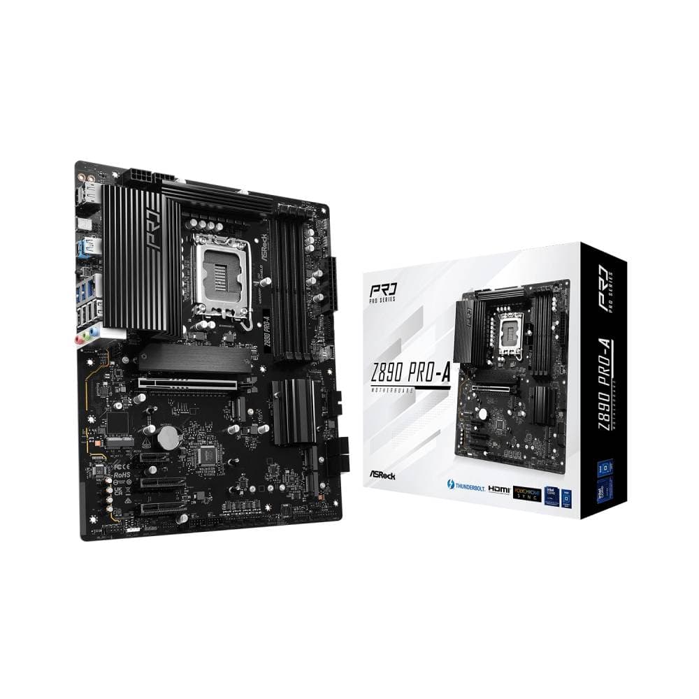 Placa Mãe AsRock Z890 PRO-A LGA 1851 4xDDR5 Chipset Intel Z890 ATX por R$ 1.898,01 na gigantec