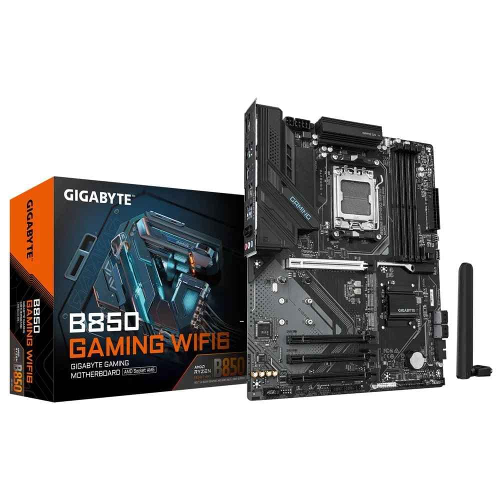 Placa Mãe Gigabyte B850 GAMING WIFI6 AM5 4xDDR5 Chipset B850 ATX por R$ 1.278,99 na gigantec