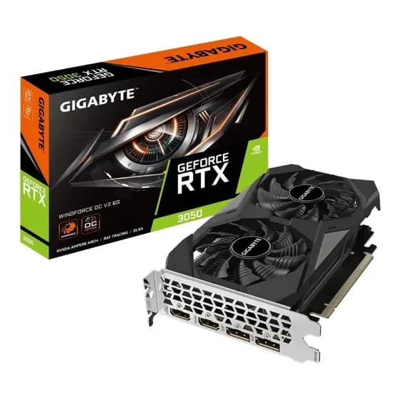Placa De Vídeo Gigabyte Geforce Rtx 3050 Windforce 96 Bit por R$ 1.819,00 na Mercado Livre