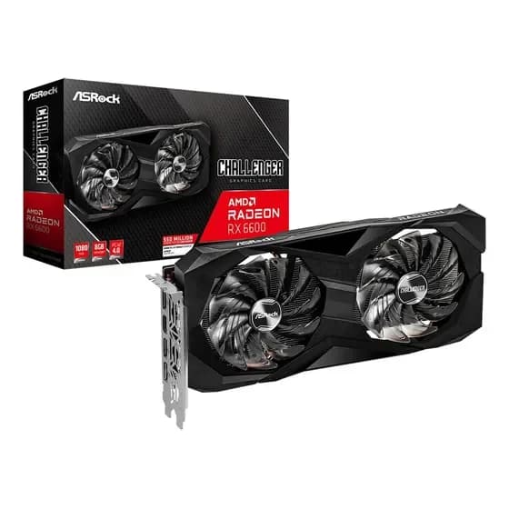 Placa de vídeo AMD ASRock Challenger Radeon RX 6600 Series RX 6600 8GB por R$ 1.646,00 na Mercado Livre