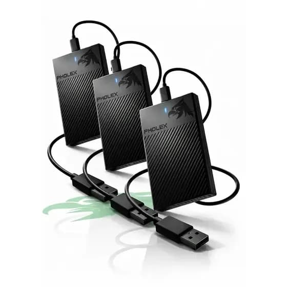 Kit 3 Case Pholex Para Hd Notebook Sata Ssd 2.5 Usb 3.0 Pc Tv Xbox Ps4 Case Preto por R$ 68,00 na Mercado Livre