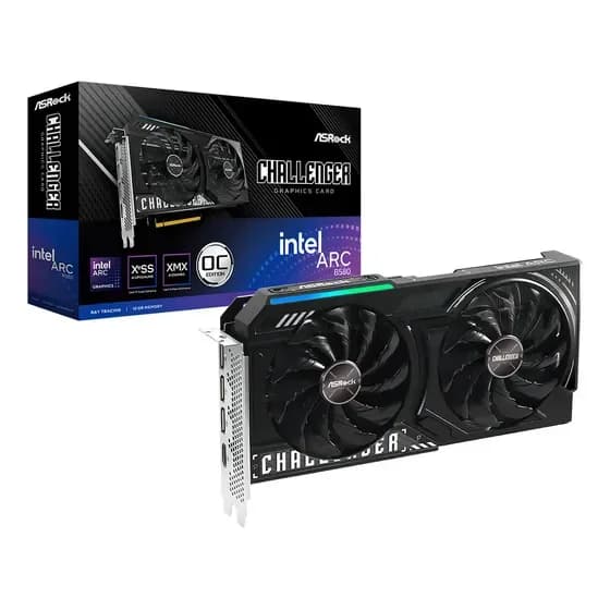 Placa Gráfica Asrock B580 Challenger Intel Arc Oc 12g Gddr6 por R$ 2.300,00 na Mercado Livre