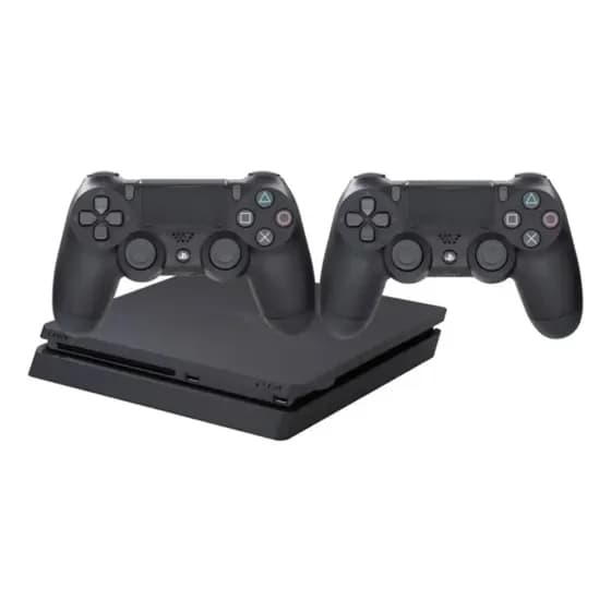 Sony PlayStation 4 Slim 1TB DualShock 4, 2 Controller cor preto onyx por R$ 1.950,00 na Mercado Livre