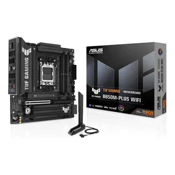 Placa Mãe Asus Tuf Gaming B850m-plus Wifi B850 Ddr5 Amd Am5 Preto por R$ 1.608,00 na Mercado Livre