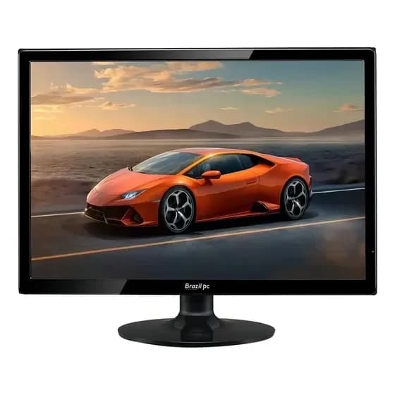 Monitor Led 15.4 Polegadas Widescreen Hdmi | Vga | Vesa | Cor Preto por R$ 159,90 na Mercado Livre