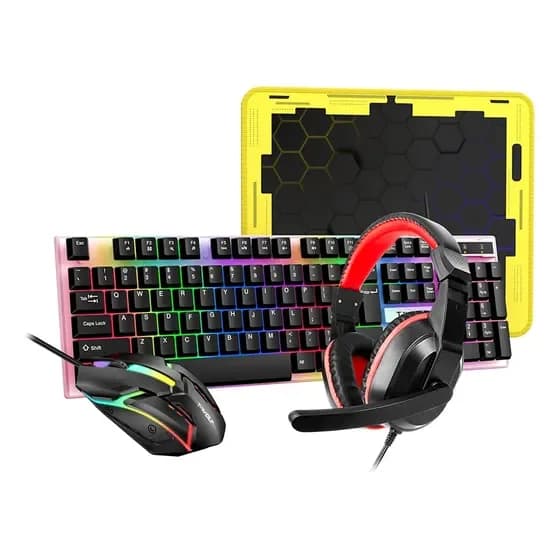 Conjunto Gamer T-wolf Tf240 Teclado Mouse Headset E Tapete por R$ 143,64 na Mercado Livre