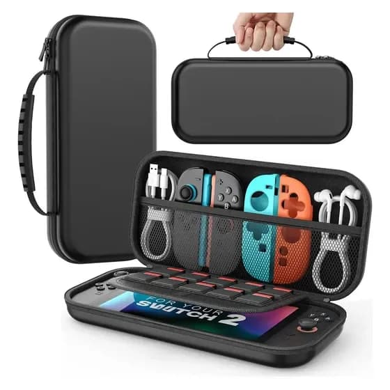 Case Rígido Portátil Para Nintendo Switch 2 Com Alça por R$ 19,76 na Mercado Livre