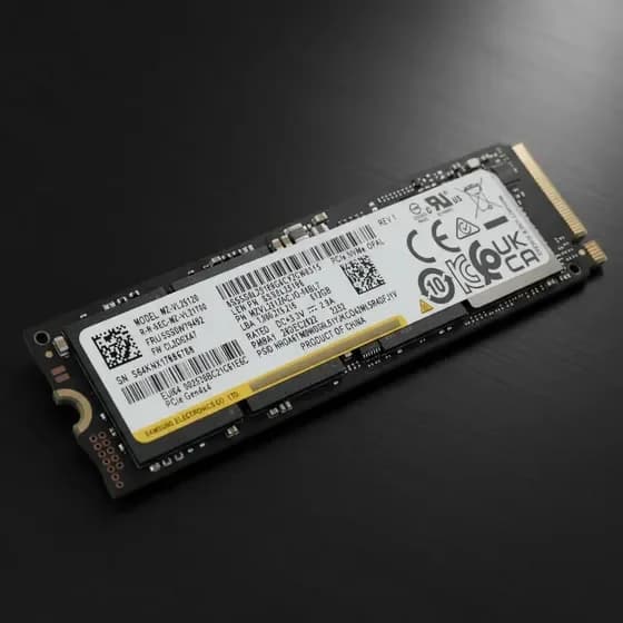 Ssd Samsung Pm9a1 512gb M.2 2280 Nvme Pcie Gen4 X4 Preto por R$ 611,51 na Mercado Livre