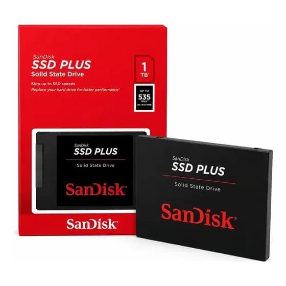 Ssd Sandisk Sata G27 Sdssda 2,5 Disco Hd Memoria 1tb Plus por R$ 825,00 na Mercado Livre
