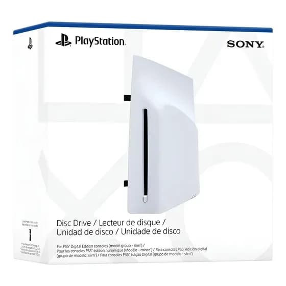 Unidade De Disco Playstation 5 Slim Cor Branco por R$ 594,59 na Mercado Livre