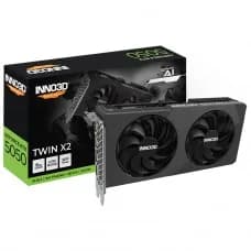 Placa de Vídeo Inno3D NVIDIA GeForce RTX 5050 Twin X2, 8GB, GDDR6, DLSS, Ray Tracing, N50502-08D6-174071N por R$ 1.949,99 na Terabyte