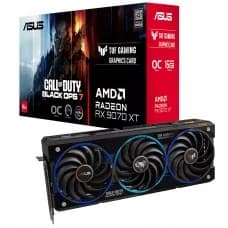 Placa de Vídeo Asus TUF Gaming AMD Radeon RX 9070 XT COD BO7 Special Edition, 16GB, GDDR6, FSR, Ray Traci por R$ 6.499,99 na Terabyte
