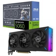 Placa de Vídeo Asus NVIDIA GeForce RTX 5060 ATS OC, 8GB, GDDR7, DLSS, Ray Tracing, ATS-RTX5060-O8G por R$ 2.449,99 na Terabyte