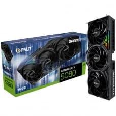 Placa de Vídeo Palit NVIDIA GeForce RTX 5080 GamingPro, 16GB, GDDR7, DLSS, Ray Tracing, NE75080019T2-GB20 por R$ 8.599,99 na Terabyte