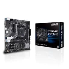 Placa Mãe ASUS Prime A520M-K, Chipset A520, AMD AM4, mATX, DDR4, 90MB1500-M0EAY0 por R$ 339,99 na Terabyte