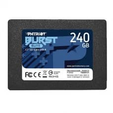 SSD Patriot Burst Elite, 240GB, Sata III, Leitura 450MB/s e Gravação 320MB/s, PBE240GS25SSDR por R$ 265,90 na Terabyte