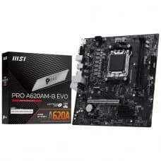 Placa Mãe MSI PRO A620AM-B EVO, Chipset A620A, AMD AM5, mATX, DDR5, PRO-A620AM-B-EVO por R$ 429,99 na Terabyte