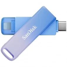 Pendrive SanDisk Creator Phone Drive, 128GB, USB-C e Lightning, Azul, SDIXD0N-128G-GN6TP por R$ 295,90 na Terabyte