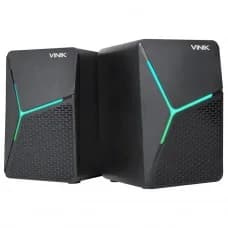 Caixa De Som Gamer Vinik Star, Rainbow, USB, 3.5mm, 2x3W, Preto, VSPKG6WST por R$ 41,99 na Terabyte