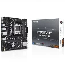 Placa Mãe Asus Prime A620AM-K, Chipset A620A, AMD AM5, MATX, DDR5, 90MB1GX0-M0EAY0 por R$ 464,99 na Terabyte
