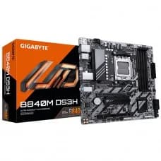 Placa Mãe Gigabyte B840M DS3H, Chipset B840, AMD AM5, MATX, DDR5 por R$ 799,99 na Terabyte
