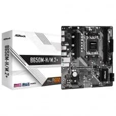 Placa Mãe ASRock B650M-H/M.2+, Chipset B650, AMD AM5, mATX, DDR5 por R$ 599,99 na Terabyte