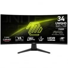 Monitor Gamer MSI MAG 346CQ, 34 Pol, Curvo, UltraWide, UWQHD, VA, 1ms, 180Hz, HDMI/DP por R$ 1.949,99 na Terabyte