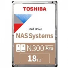 HD Toshiba N300 PRO 18TB, 7200RPM, 512MB, NAS, 3.5, Aplicação em IA, HDWG51JXZSTB por R$ 3.639,99 na Terabyte