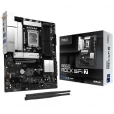 Placa Mãe ASRock B860 Rock WiFi 7, Chipset B860, Intel LGA 1851, ATX, DDR5 por R$ 1.299,99 na Terabyte