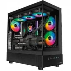 Gabinete Gamer Montech XR, Mid Tower, Black, ATX, Com 3 Fans, Vidro Temperado, XR (B) por R$ 219,99 na Terabyte