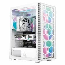 Gabinete Gamer Montech X3 Glass, Mid Tower, White, ATX, 6 Fans, Vidro Temperado por R$ 259,99 na Terabyte