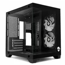 Gabinete Gamer Ninja Akyra X2, Mid Tower, Vidro Temperado, M-ATX, Com 2 Fans, Sem Fonte, Preto, GN-CS-MAB por R$ 119,99 na Terabyte