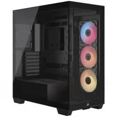 Gabinete Gamer Corsair 3500X RS-R ARGB, Mid Tower, Vidro Temperado, EATX, Sem Fonte, Com 3 Fans, Preto, C por R$ 659,99 na Terabyte