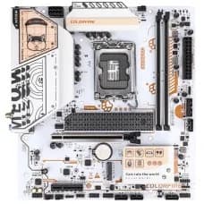 Placa Mãe ColorFire B760M-MEOW WIFI D5 Orange V21, Chipset B760, Intel LGA 1700, MATX, DDR5 por R$ 999,99 na Terabyte