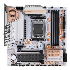 Placa Mãe ColorFire B650M-MEOW WIFI Orange, Chipset B650, AMD AM5, MATX, DDR5 por R$ 999,99 na Terabyte